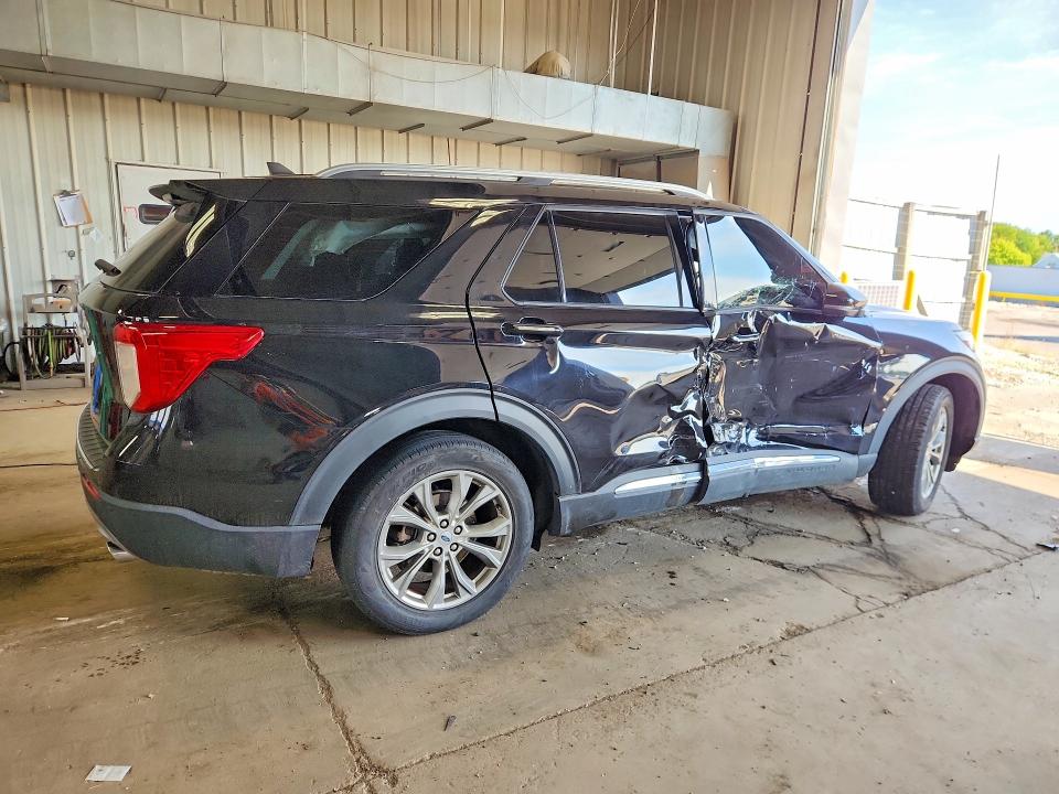 2022 Ford Explorer VIN 1FMSK7FHXNGA59706 COPART salvage auction — SIDE, TN - SALVAGE CERTIFICATE, sold $7,600 on 2026-10-05 (photo 3)
