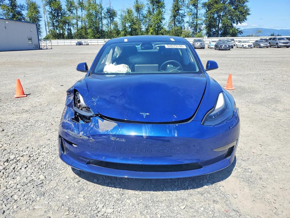 2021 Tesla Model 3 VIN 5YJ3E1EAXMF022858 COPART salvage auction — FRONT END, Wa - Bill Of Sale, sold $4,450 on 2026-08-28 (photo 5)