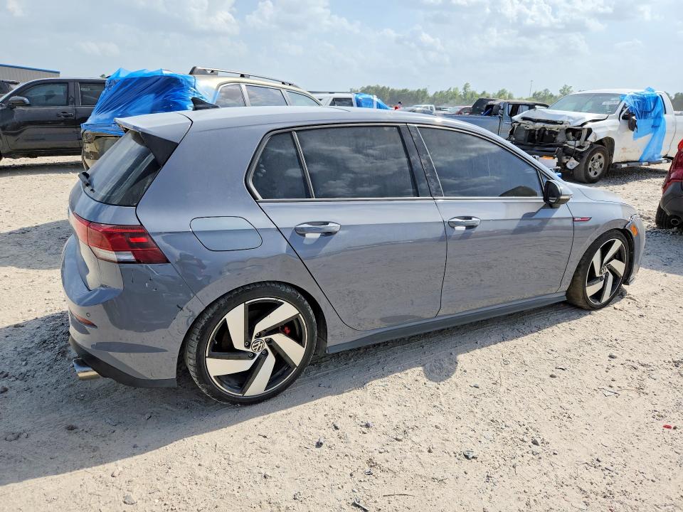 2023 Volkswagen Gti VIN WVW2A7CD3PW148549 COPART salvage auction — FRONT END, Tx - Salvage Vehicle Title, sold $11,000 on 2026-08-11 (photo 3)