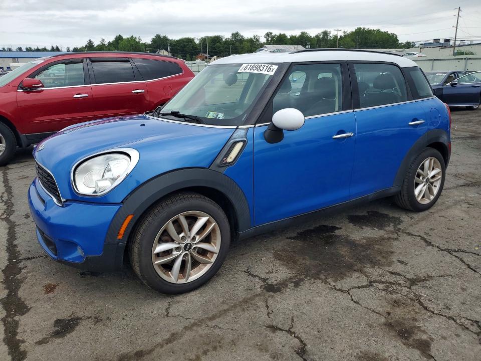 2014 Mini Cooper VIN WMWZC3C51EWP52184 COPART salvage auction — Burn Interior, Pa - Certificate Of Salvage, sold $1,200 on 2026-08-14 (photo 1)