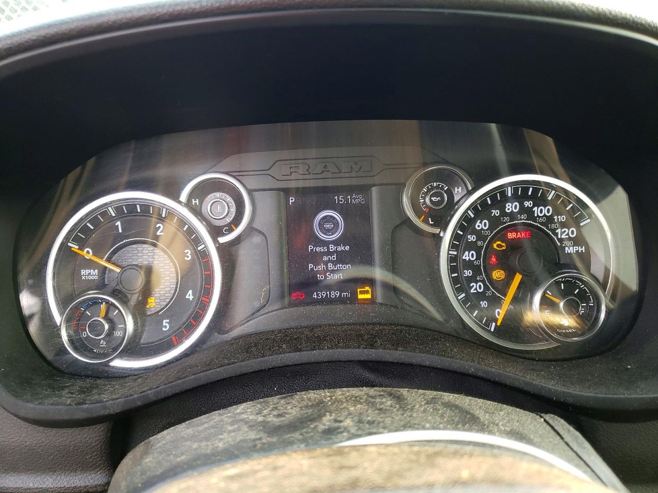 2021 Ram 3500 VIN 3C7WRTAL5MG604254 COPART salvage auction — Front End, CT - CERTIFICATE OF TITLE (P), sold $7,700 on 2026-09-15 (photo 9)