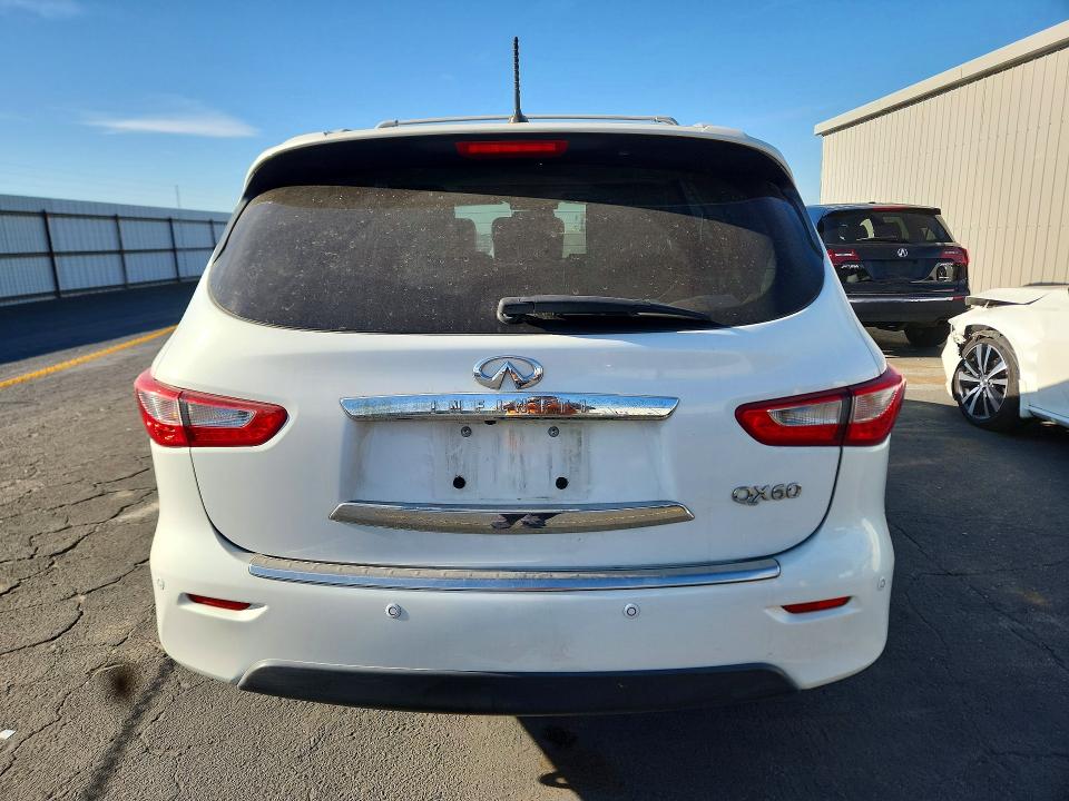 2014 Infiniti Qx60 VIN 5N1AL0MN0EC517432 COPART salvage auction — MINOR DENT/SCRATCHES, CA - DIS/DLR/EXP ONLY CLEAN TITLE, sold $2,350 on 2026-08-20 (photo 6)