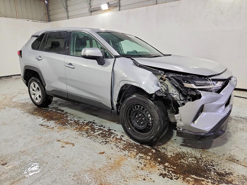 2025 Toyota Rav4 VIN 2T3K1RFV1SC341856 COPART salvage auction — FRONT END, NC - DLR ONLY-CLEAN/OVER 25% DAMAGE, sold $9,500 on 2026-08-27 (photo 4)