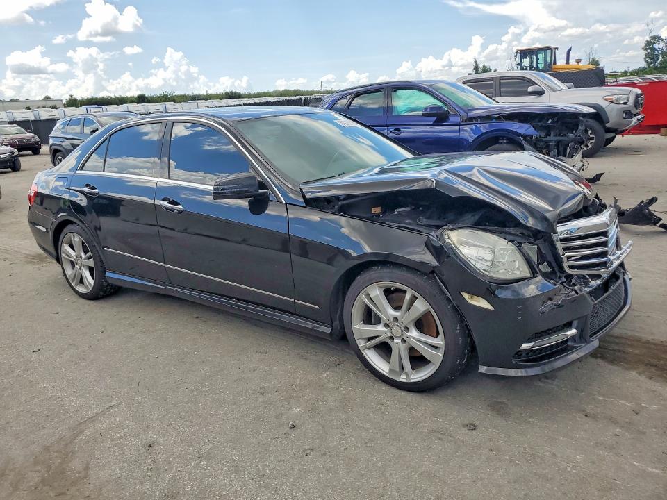 2013 Mercedes-benz E-klasse VIN WDDHF5KB2DA727353 COPART salvage auction — FRONT END, Fl - Cert Of Title Slvg Rebuildable, sold $450 on 2026-08-18 (photo 4)