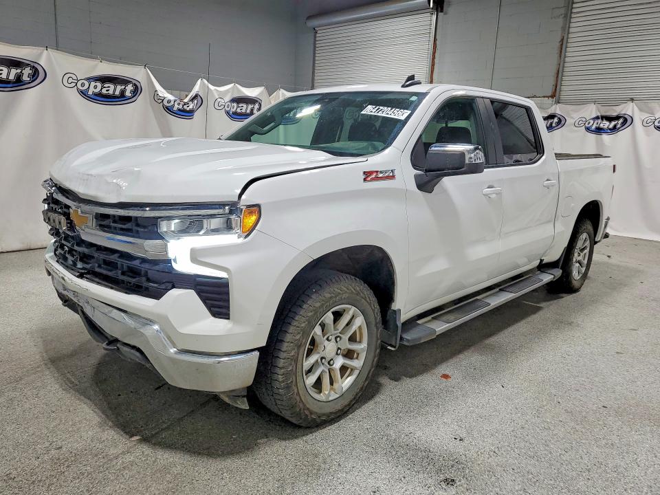 2024 Chevrolet Silverado 1500 VIN 1GCUDDED0RZ221194 COPART salvage auction — FRONT END, IA - CERTIFICATE OF TITLE, sold $13,200 on 2026-08-26 (photo 1)