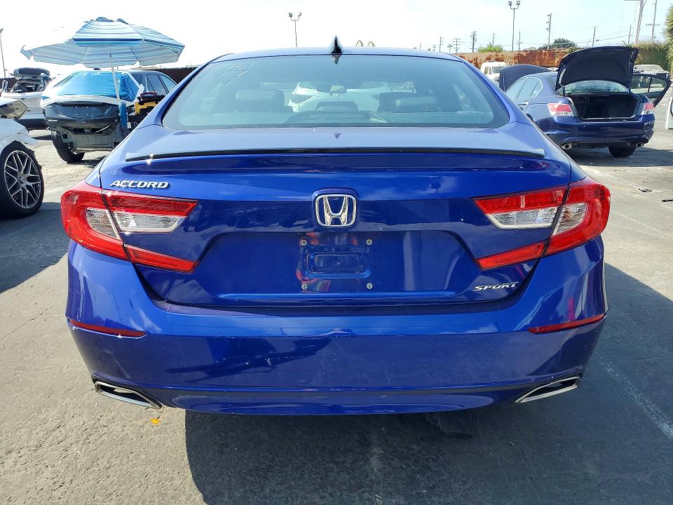 2022 Honda Accord VIN 1HGCV1F39NA079967 COPART salvage auction — FRONT END, CA - SALVAGE CERTIFICATE, sold $9,800 on 2026-08-21 (photo 6)