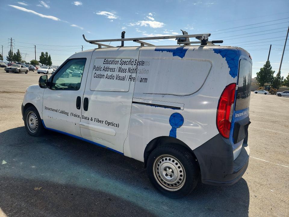 2016 Ram Promaster city VIN ZFBERFAT6F6978907 COPART salvage auction — MINOR DENT/SCRATCHES, CA - DIS/DLR/EXP ONLY CLEAN TITLE, sold $1,650 on 2026-08-17 (photo 2)