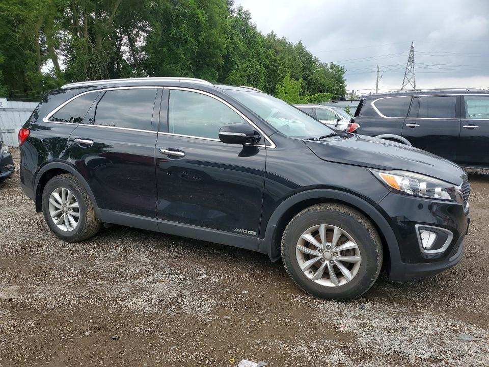 2018 Kia Sorento VIN 5XYPGDA52JG362239 COPART salvage auction — FRONT END, ON - PERMIT NO BRAND - UNFIT, sold $175 on 2026-08-25 (photo 4)