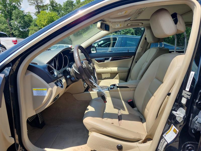 2014 Mercedes-benz C class VIN WDDGF4HB5EA953918 COPART salvage auction — REAR END, Ga - Cert Of Title-Court Order, sold $1,150 on 2026-09-01 (photo 7)