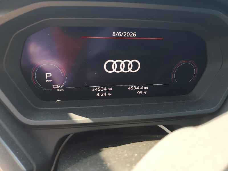 2023 Audi Q4 e-tron VIN WA1M2BFZ4PP000625 COPART salvage auction — FRONT END, Salvage Title, sold $12,600 on 2026-08-17 (photo 9)