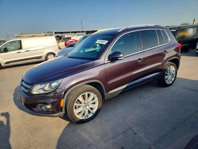 2016 Volkswagen Tiguan VIN WVGAV7AX3GW596329 COPART salvage auction — NORMAL WEAR, Tx - Certificate Of Title, sold $2,000 on 2026-08-10 (photo 1)