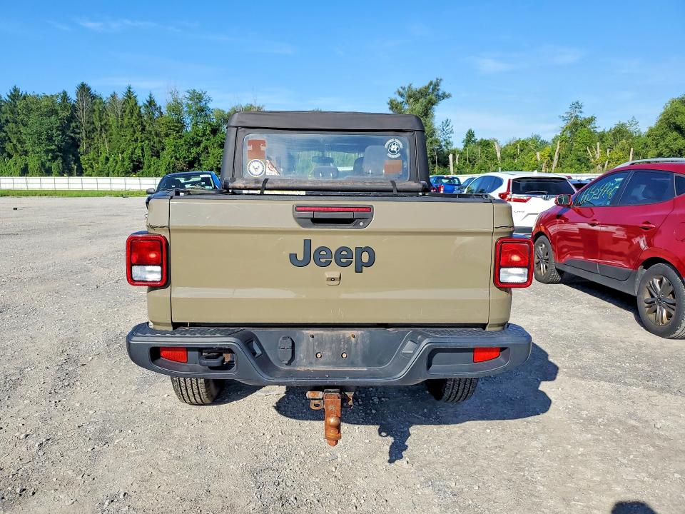 2020 Jeep Gladiator VIN 1C6HJTAG0LL171693 COPART salvage auction — MINOR DENT/SCRATCHES, Ny - Certificate Of Title, sold $9,500 on 2026-09-02 (photo 6)