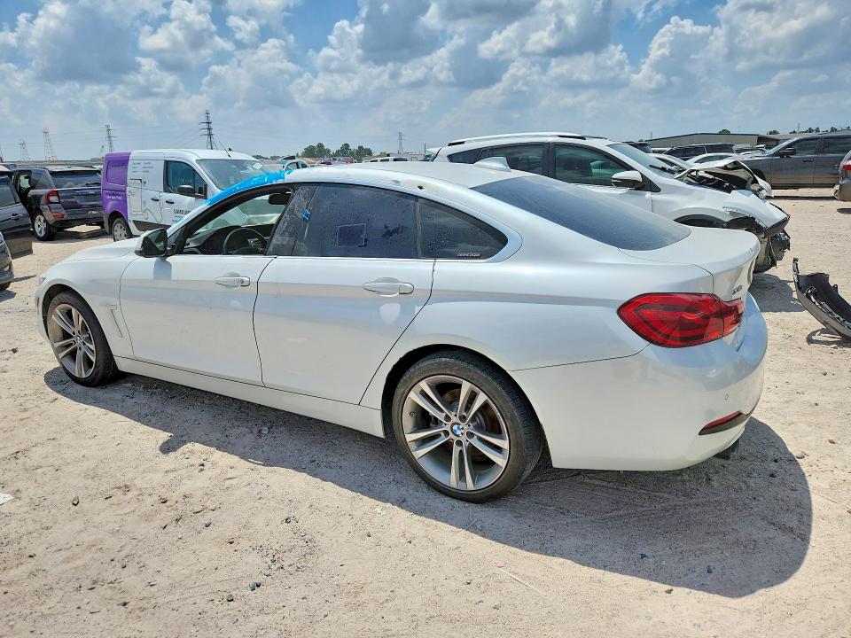 2018 BMW 4er VIN WBA4J3C51JBG91195 COPART salvage auction — VANDALISM, Tx - Certificate Of Title (P), sold $8,300 on 2026-08-14 (photo 2)