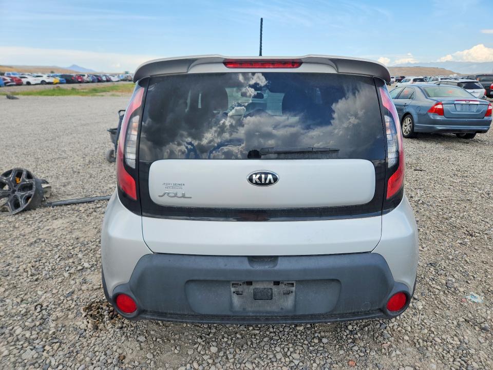 2014 Kia Soul VIN KNDJP3A51E7700796 COPART salvage auction — MINOR DENT/SCRATCHES, Ut - Certificate Of Title, sold $150 on 2026-08-28 (photo 6)