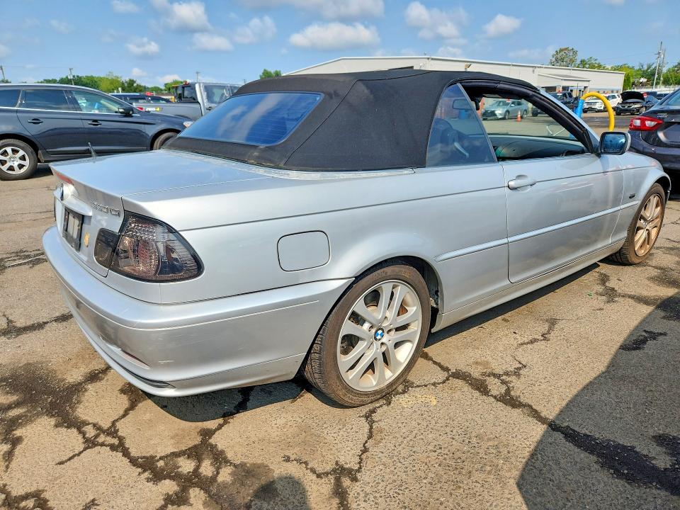 2001 BMW 3 series VIN WBABS53471JU88192 COPART salvage auction — UNDERCARRIAGE, CT - CERT OF TITLE-SALVAGE, sold $500 on 2026-08-18 (photo 3)