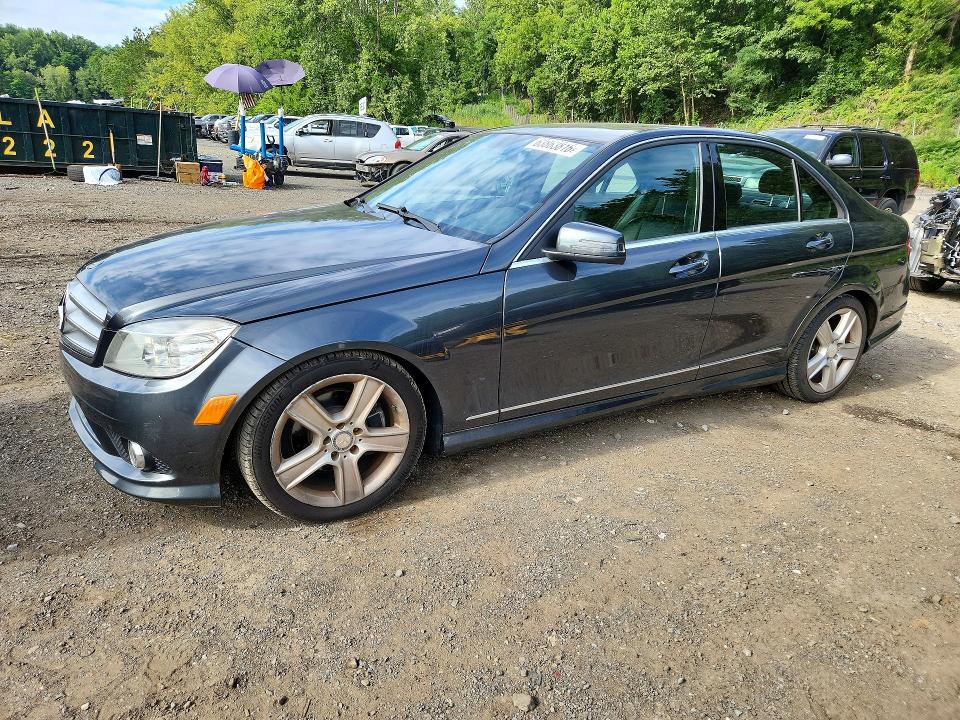 2010 Mercedes-benz C class VIN WDDGF8BB1AF473677 COPART salvage auction — SIDE, NY - MV-907A SALVAGE CERTIFICATE, sold $600 on 2026-08-13 (photo 1)