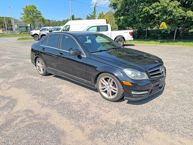 2014 Mercedes-benz C-klasse VIN WDDGF8AB2EG223222 COPART salvage auction — HAIL, ON - PERMIT NO BRAND - UNFIT (P), sold $4,200 on 2026-08-18 (photo 1)