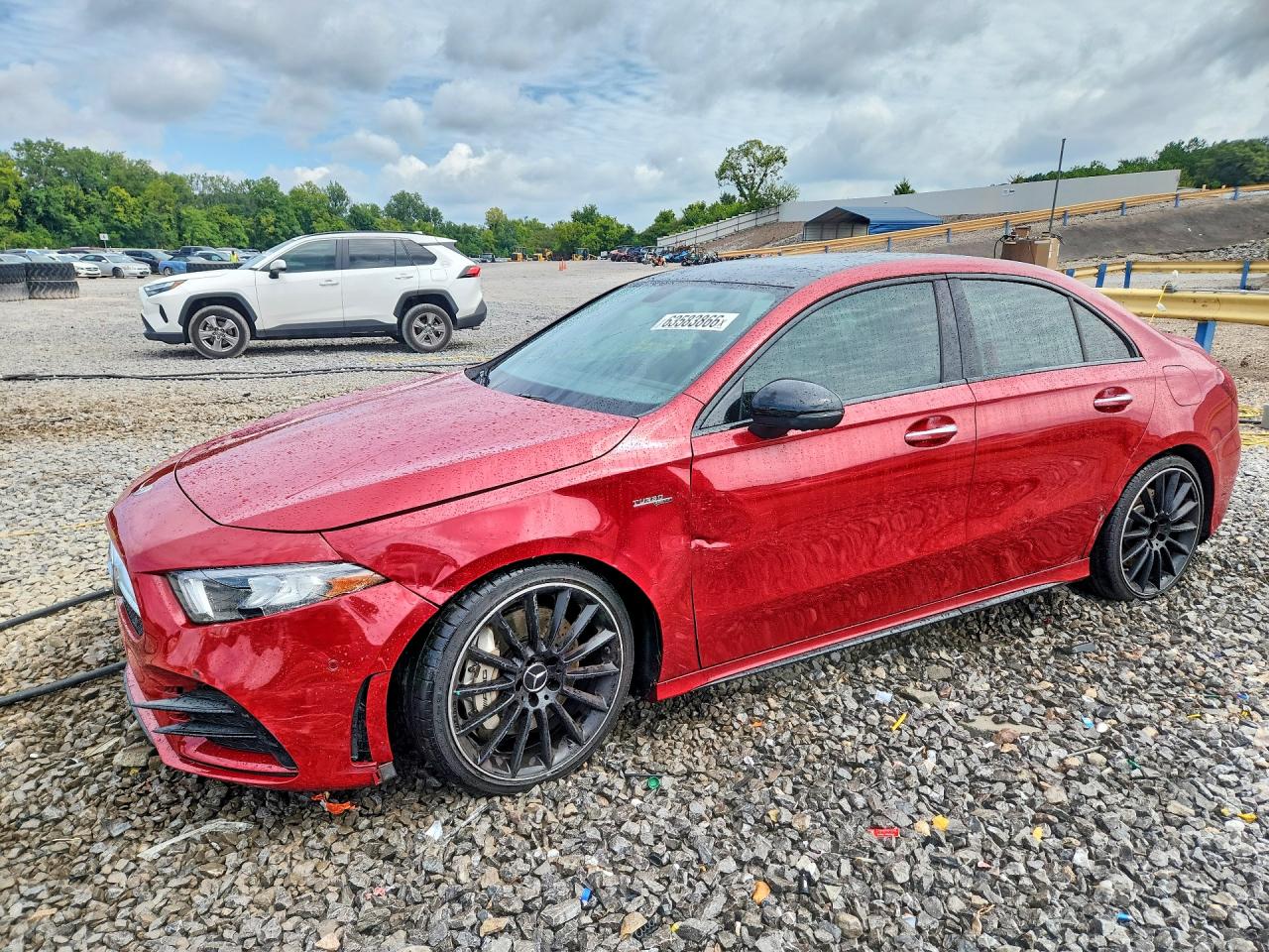 2021 Mercedes-Benz A-Class VIN W1K3G5BB0MJ313060 — COPART salvage auction photo