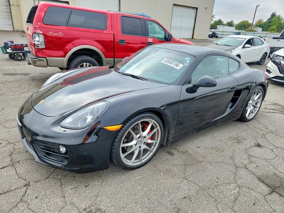 2014 Porsche Cayman VIN WP0AB2A85EK190145 — COPART salvage auction photo