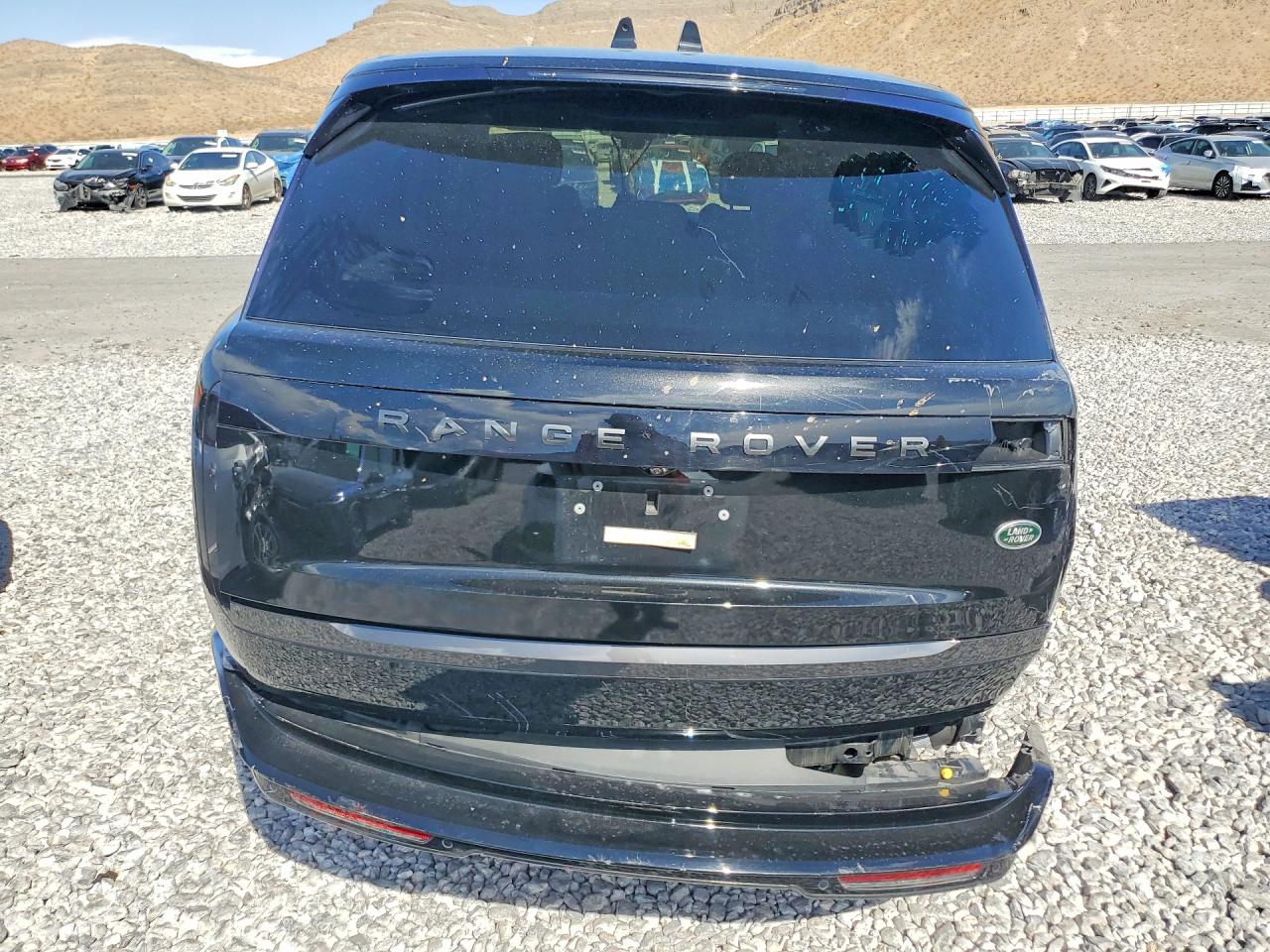 2023 Land Rover Range Rover VIN SALKPBE73PA011738 COPART salvage auction — Front End, Sc - Salvage Title, sold $38,500 on 2026-09-16 (photo 6)