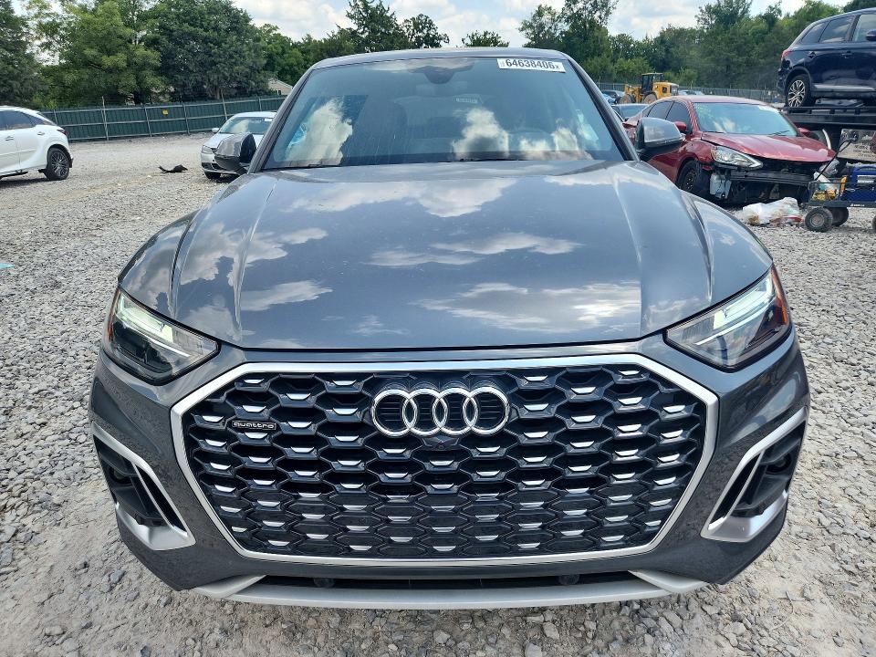 2022 Audi Q5 VIN WA15AAFY6N2105184 COPART salvage auction — SIDE, Tn - Salvage Certificate, sold $19,900 on 2026-08-25 (photo 5)