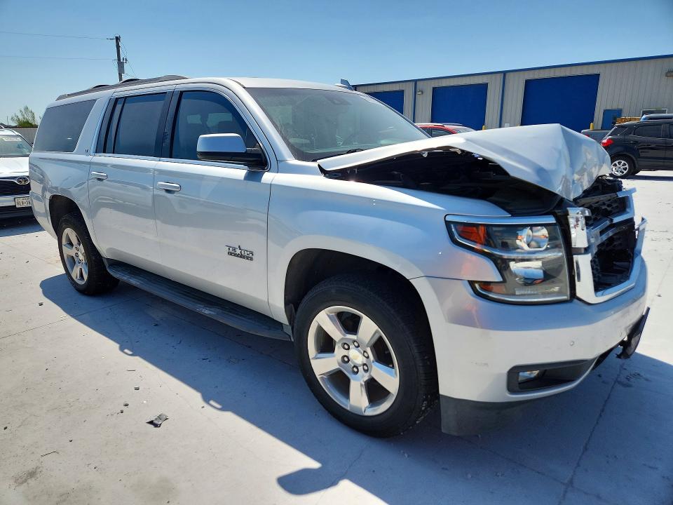 2019 Chevrolet Suburban VIN 1GNSCHKC6KR148858 COPART salvage auction — FRONT END, Tx - Salvage Vehicle Title, sold $7,100 on 2026-08-28 (photo 4)