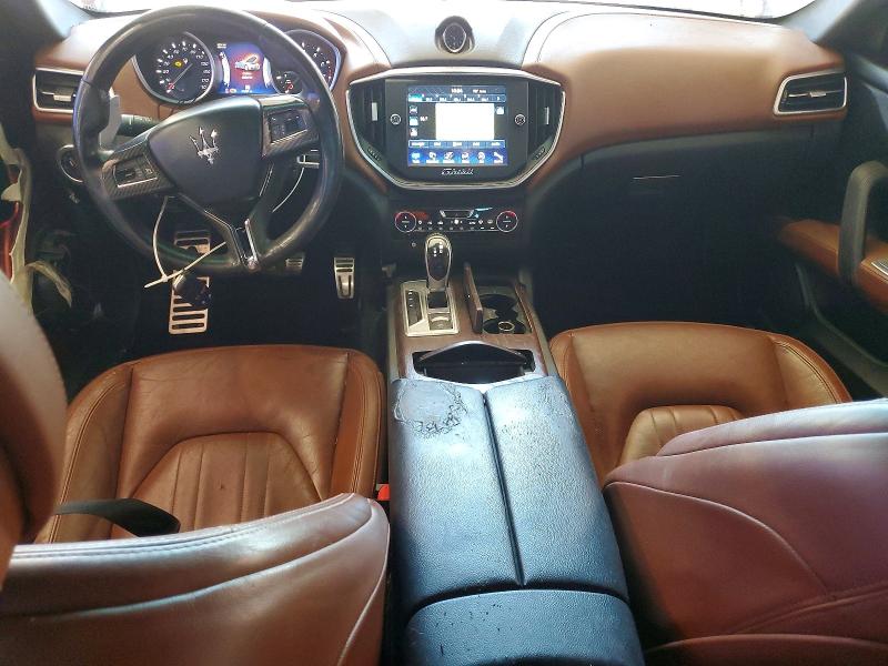 2015 Maserati Ghibli VIN ZAM57RTA0F1146200 COPART salvage auction — NORMAL WEAR, Tx - Certificate Of Title, sold $3,450 on 2026-08-17 (photo 8)