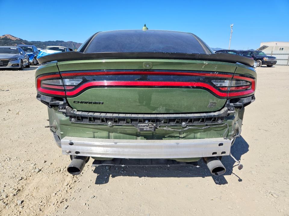 2021 Dodge Charger VIN 2C3CDXGJ6MH567201 COPART salvage auction — REAR END, Salvage Title, sold $22,600 on 2026-09-22 (photo 6)