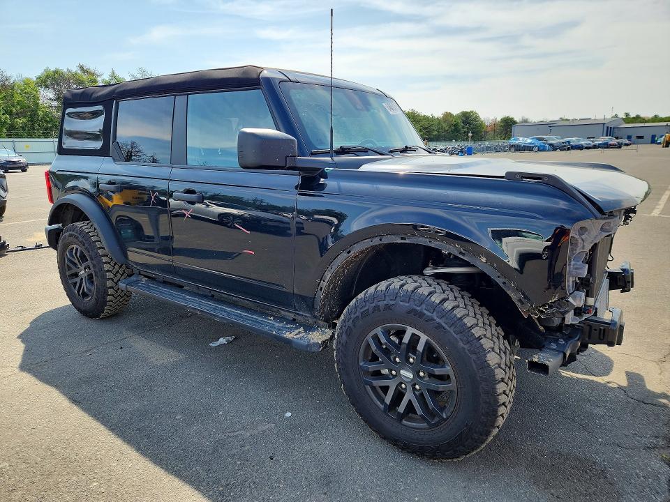 2023 Ford Bronco VIN 1FMDE5BH5PLB83726 COPART salvage auction — FRONT END, Ny - Mv-907A Salvage Certificate, sold $10,300 on 2026-09-18 (photo 4)