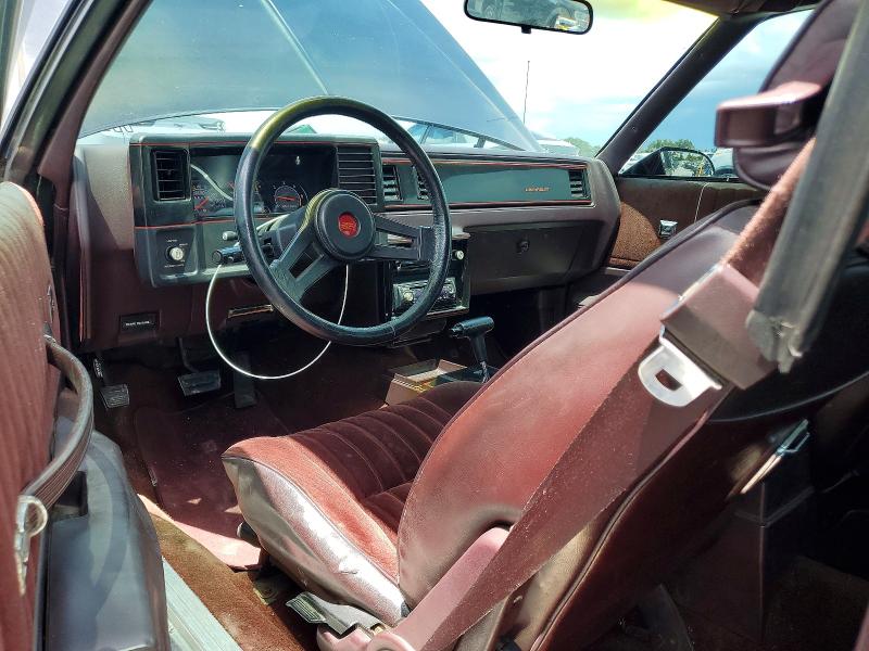 1987 Chevrolet Monte carlo VIN 1G1GZ11G6HR111660 COPART salvage auction — MINOR DENT/SCRATCHES, FL - CERTIFICATE OF TITLE, sold $7,500 on 2026-08-14 (photo 8)