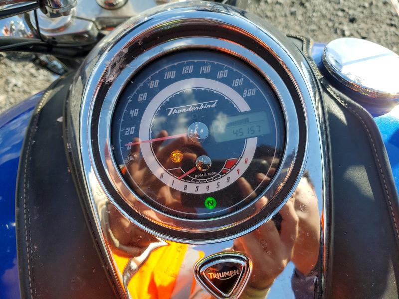 2014 Triumph motorcycle Thunderbird VIN SMTB01TL6EJ624313 COPART salvage auction — SIDE, ON - PERMIT NO BRAND - UNFIT, sold $225 on 2026-09-15 (photo 7)