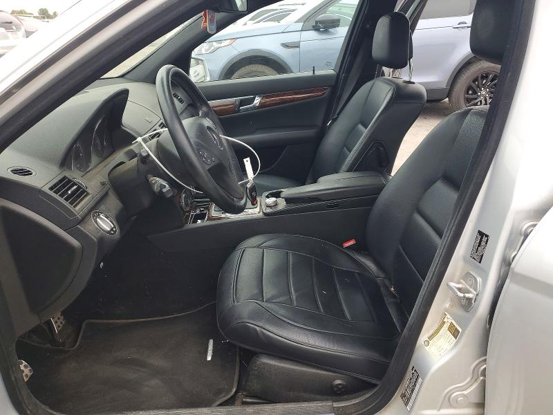 2010 Mercedes-benz C class VIN WDDGF5EBXAR121058 COPART salvage auction — REAR END, CA - SALVAGE CERTIFICATE, sold $725 on 2026-08-20 (photo 7)