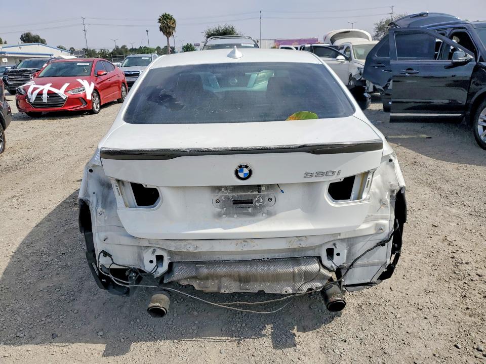 2017 BMW VIN WBA8B9G3XHNU55032 COPART salvage auction — REAR END, Ca - Salvage Certificate, sold $4,650 on 2026-08-07 (photo 6)