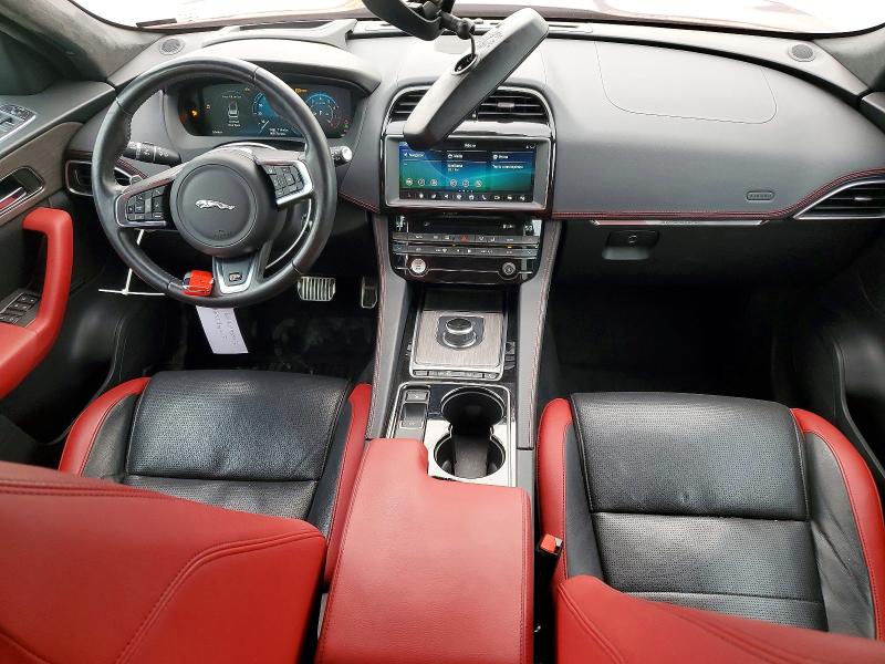 2017 Jaguar F-pace VIN SADCM2BVXHA076020 COPART salvage auction — FRONT END, CA, sold $1,800 on 2026-10-13 (photo 8)