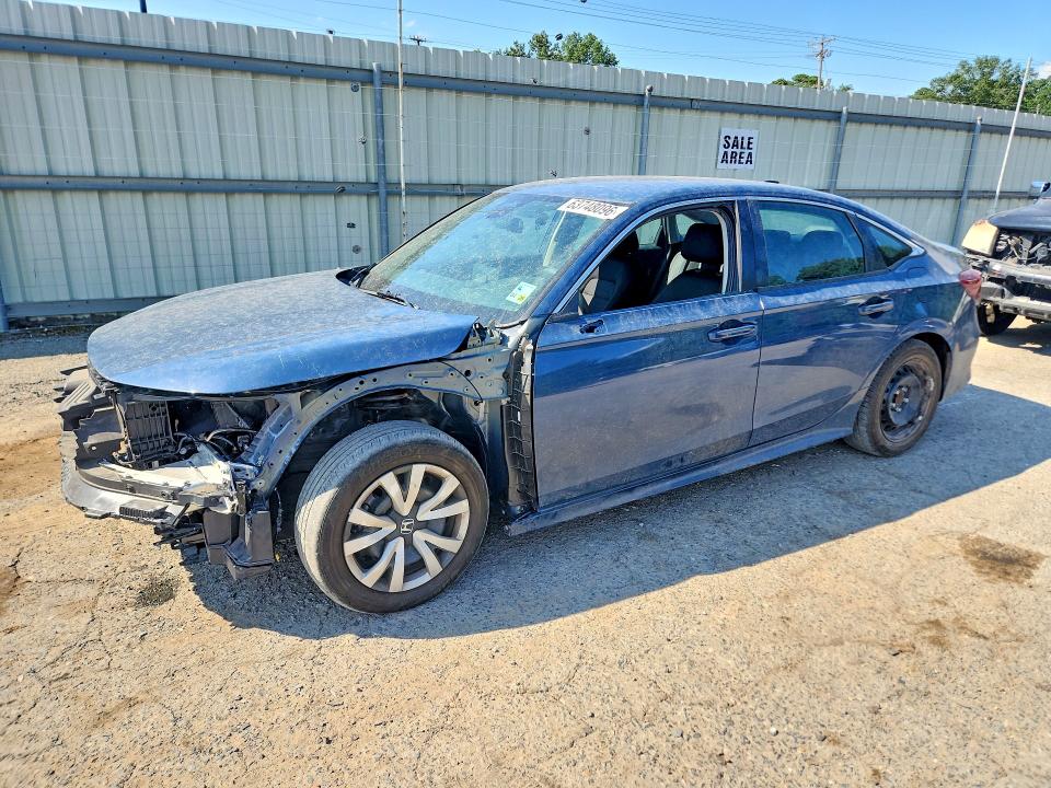 2025 Honda Civic VIN 2HGFE2F28SH583188 — COPART salvage auction photo