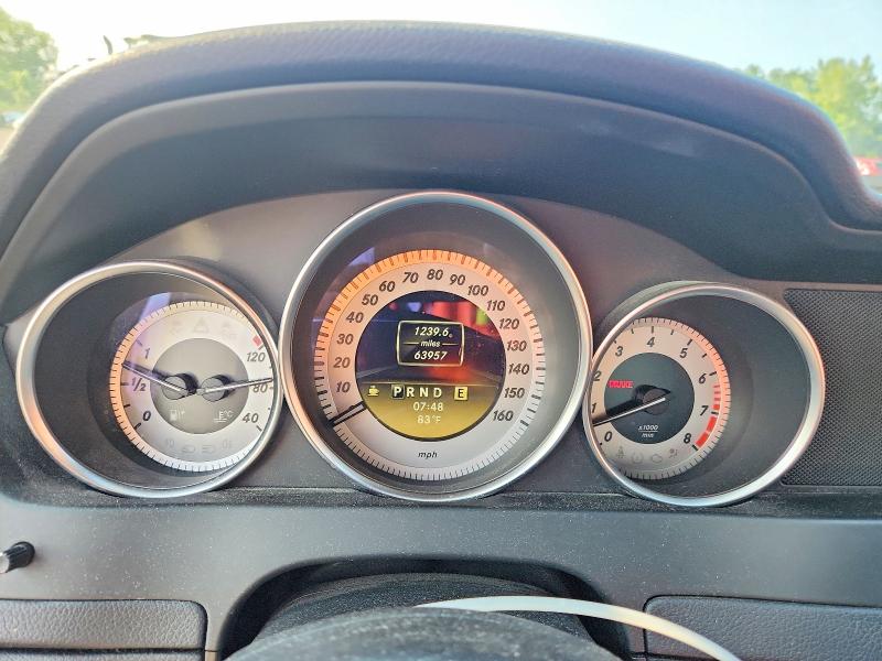 2012 Mercedes-benz C-klasse VIN WDDGF8BB6CR227743 COPART salvage auction — REAR END, Ct - Cert Of Title-Salvage, sold $1,700 on 2026-08-18 (photo 9)