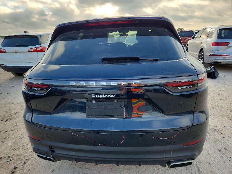 2019 Porsche Cayenne VIN WP1AA2AY0KDA09678 COPART salvage auction — REAR END, Tx - Salvage Vehicle Title, sold $17,800 on 2026-10-08 (photo 6)