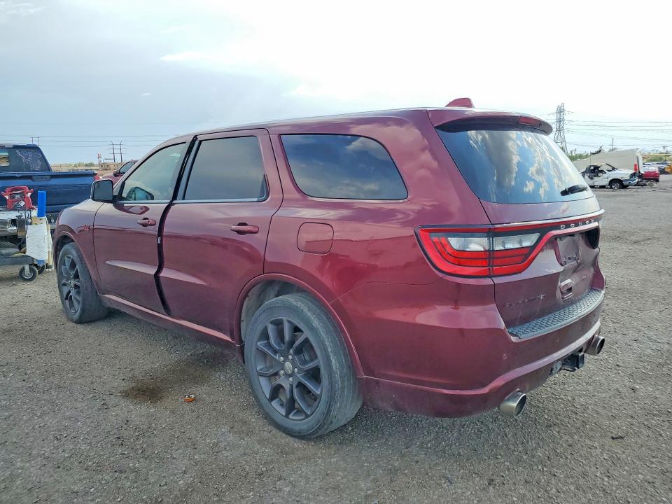 2018 Dodge Durango VIN 1C4SDHCT3JC290106 COPART salvage auction — REAR END, Az - Cert Of Title - Salvage, sold $8,600 on 2026-08-21 (photo 2)