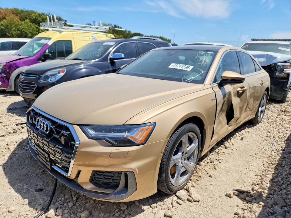 2024 Audi A6 VIN WAUM2BF22RN044515 COPART salvage auction — SIDE, Tx - Salvage Vehicle Title, sold $18,100 on 2026-09-10 (photo 1)