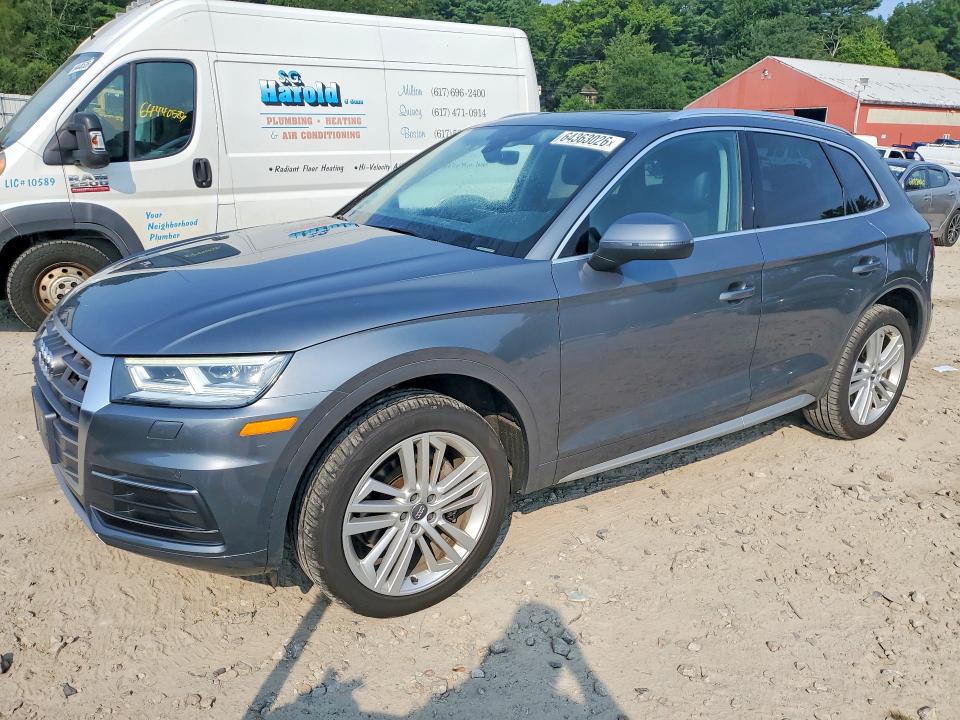 2018 Audi Q5 VIN WA1BNAFY6J2016586 — COPART salvage auction photo