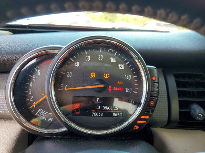 2016 Mini Cooper VIN WMWXU1C56G2D08658 COPART salvage auction — SIDE, Fl - Cert Of Title Slvg Rebuildable, sold $400 on 2026-08-12 (photo 9)