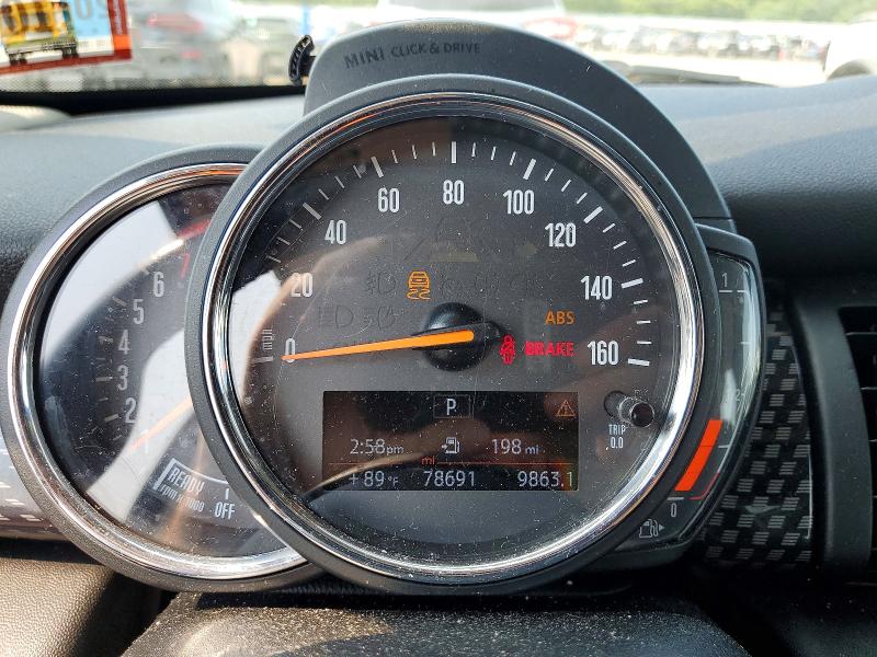 2020 Mini Cooper VIN WMWXR5C09L2L80166 COPART salvage auction — FRONT END, Nj - Cert Of Title-Salvage, sold $6,100 on 2026-09-11 (photo 9)