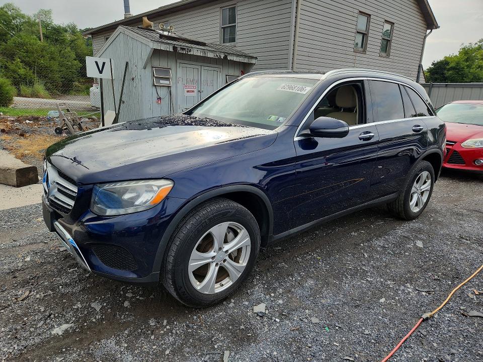 2016 Mercedes-benz Glc VIN WDC0G4JB6GF011296 COPART salvage auction — MECHANICAL, Pa - Cert Of Title, sold $3,500 on 2026-08-12 (photo 1)