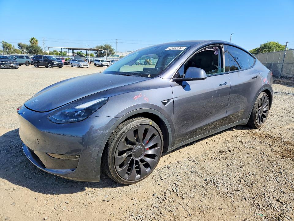 2023 Tesla Model y VIN 7SAYGDEFXPF921126 — COPART salvage auction photo