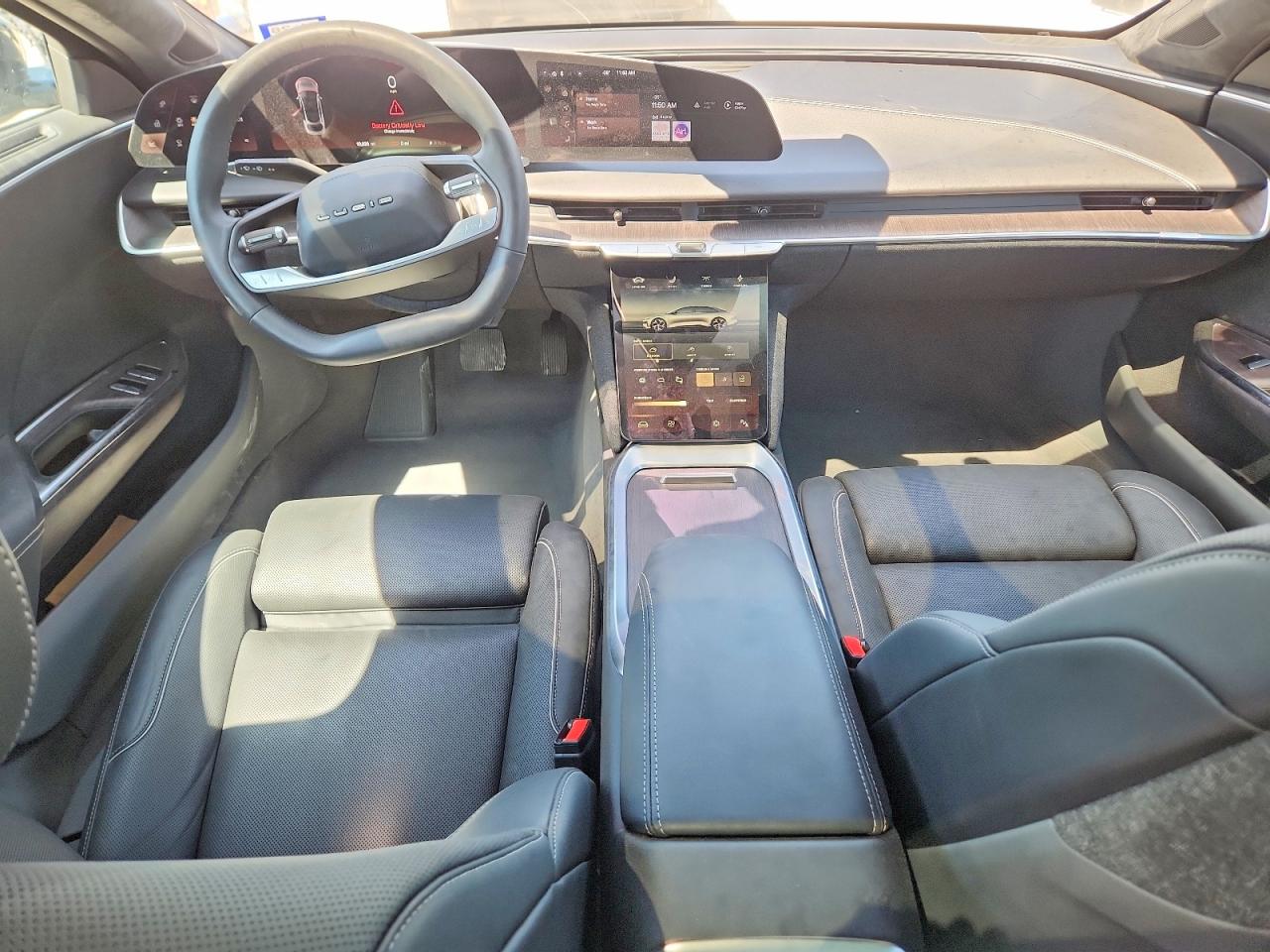 2026 Lucid Air VIN 50EA1TEAXTA017208 COPART salvage auction — Front End, Sv - Salvage Title, sold $11,200 on 2026-09-24 (photo 8)