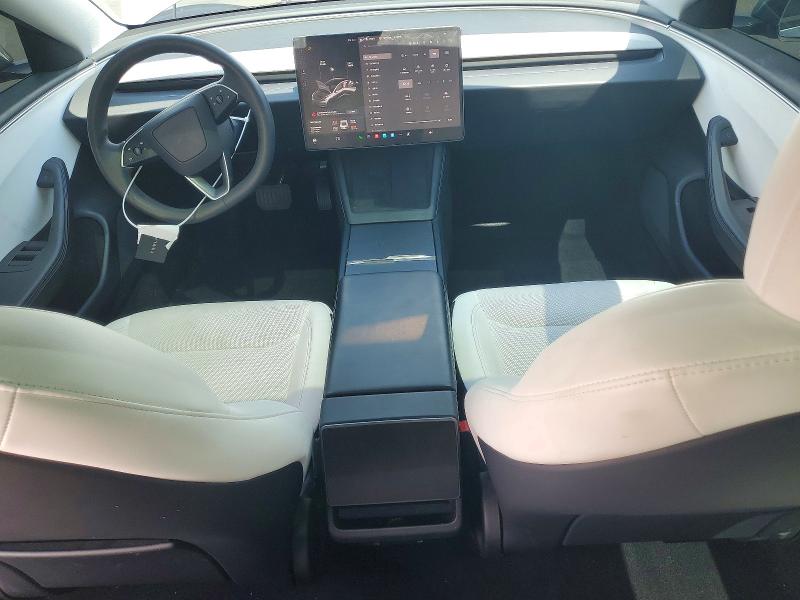 2025 Tesla Model 3 VIN 5YJ3E1EA8SF896476 COPART salvage auction — FRONT END, Ca - Salvage Certificate, sold $15,100 on 2026-09-02 (photo 8)