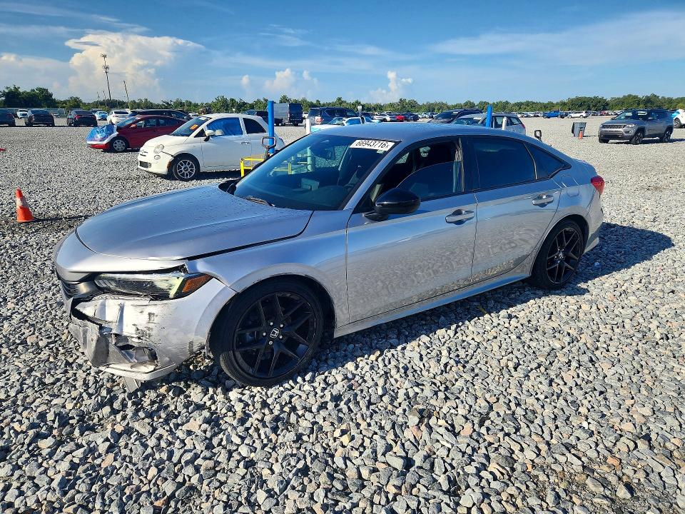 2022 Honda Civic VIN 2HGFE2F50NH555531 — COPART salvage auction photo