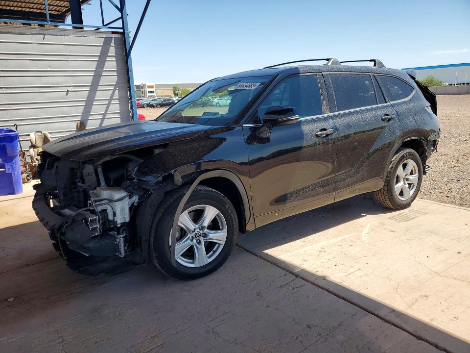 2022 Toyota Highlander VIN 5TDZZRAH7NS543338 — COPART salvage auction photo