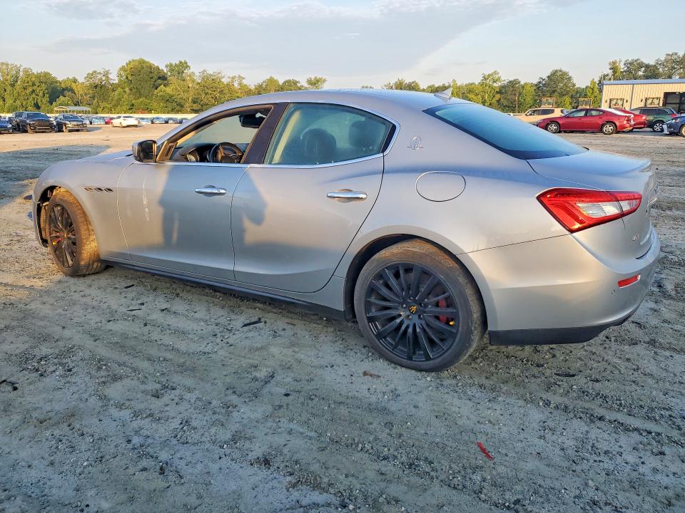 2014 Maserati Ghibli VIN ZAM57RTA5E1087823 COPART salvage auction — FRONT END, Ga - Certificate Of Title, sold $2,350 on 2026-08-19 (photo 2)
