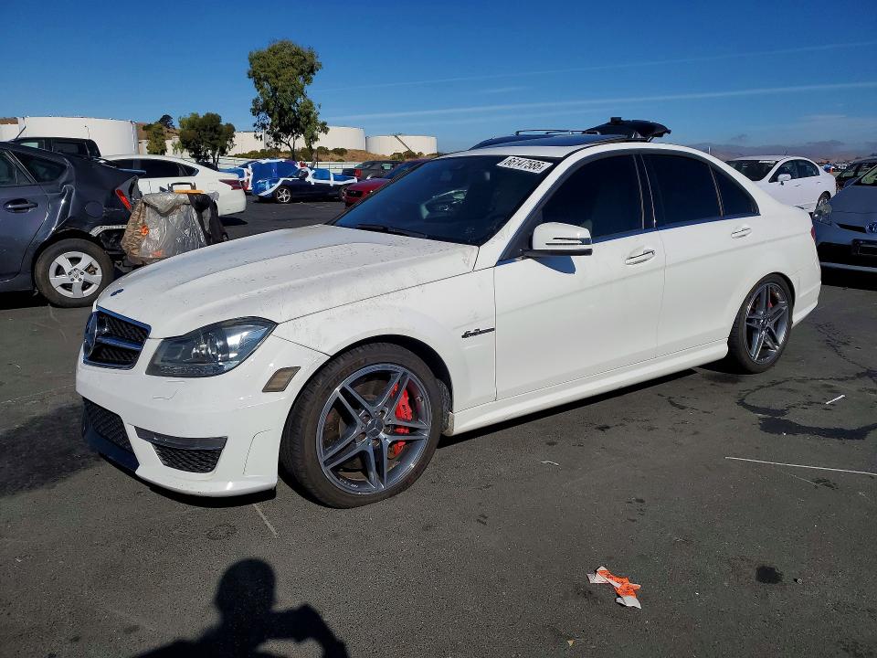 2013 Mercedes-benz C-klasse amg VIN WDDGF7HB0DA845433 — COPART salvage auction photo